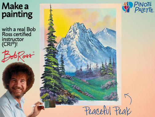 Bob Ross Oil Painting - with Certified Ross Instructor Anam Bokhari